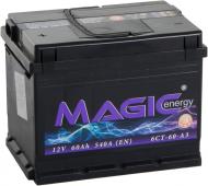 Аккумулятор автомобильный Magic Energy 60Ah 510A 12V «+» слева (MGT060-M01)