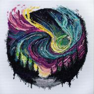 Набор для вышивания крестиком Сияние ночи 270x270 мм Абрис Арт Набор для вышивания крестиком Сияние ночи 270x270 мм Абрис Арт