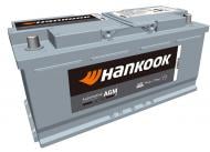 Акумулятор автомобільний Hankook 105Ah 950A 12V «+» праворуч (AGM60520)