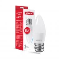 Лампа светодиодная Maxus 5 Вт C37 E27 220 В 4100 К 1-LED-738