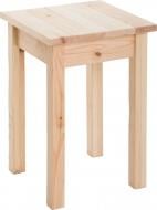 Табурет коричневый / дерево светлое Табурет коричневый / дерево светлое