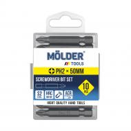 Набор бит Molder PH2x50 мм 10 шт. MT7025010