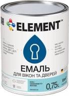 Емаль акрилова Element акрилова для вікон та дверей база С база під тонування шовковистий мат 0,75 л