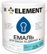 Емаль акрилова Element акрилова для вікон та дверей база С база під тонування шовковистий мат 2,5 л