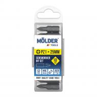 Набор бит Molder PZ1x25 мм 10 шт. MT7112510