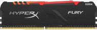 Оперативна пам'ять Kingston DDR4 SDRAM 8 GB (1x8GB) 3466 MHz (HX434C16FB3A/8) HyperX FURY RGB Оперативна пам'ять Kingston DDR4 SDRAM 8 GB (1x8GB) 3466 MHz (HX434C16FB3A/8) HyperX FURY RGB