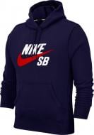 Джемпер Nike M NK SB ICON HOODIE PO ESSNL AJ9733-410 р. M темно-синий Джемпер Nike M NK SB ICON HOODIE PO ESSNL AJ9733-410 р. M темно-синий