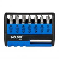 Набор бит Molder с держателем магнитным 25 мм 15шт MT70015 15 шт. MT70015