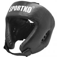 Шлем боксерский SPORTKO 5002-Black