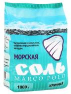 Соль морская крупная 1 кг Marco Polo (4607005090461)