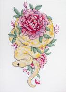 Набор для вышивания крестиком Естественная грация 220x320 мм Абрис Арт