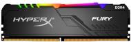 Оперативная память Kingston DDR4 SDRAM 8 GB (1x8GB) 3733 MHz (HX437C19FB3A/8) HyperX Fury RGB