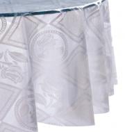 Скатерть ET0075-1 Абстракция 135x100 см белый Даріана