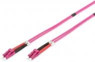 Патч-корд Digitus LC/UPC-LC/UPC 50/125 MM OM4 duplex DK-2533-07-4 7 м розовый