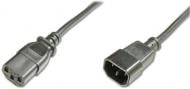 Сетевой кабель Digitus C14/M - C13/F 5 м черный (AK-440201-050-S)