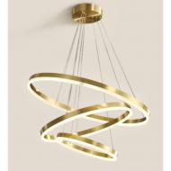 ВИТРИНА! Люстра светодиодная Berger 3x75 Вт LED-модуль золотой 7014-PL-75 Gold