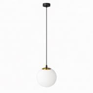 Світильник підвісний LIGHT SET OBRIY D200 1x40 Вт E27 чорний/білий/золото