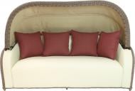 Диван с накрытием Bella Vita Marine 113х216 см коричневый