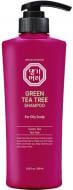 Шампунь Daeng Gi Meo Ri зеленый для жирной кожи головы Green Tea Tree 500 мл