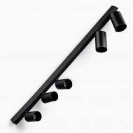 Светильник накладной поворотный LIGHT SET PLESO 5x10 Вт GU10 черный