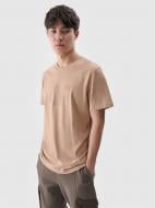 Футболка 4F TSHIRT M2075 4FWSS25TTSHM2075-83S р.2XL бежевий