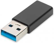 Адаптер Digitus USB-A - USB-C 3A 5GB (AK-300524-000-S)