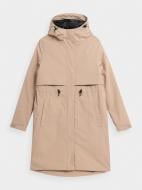 Куртка жіноча демісезонна 4F TECHNICAL JACKET 4FAW22TTJAF055-82S р.2XL коричнева