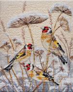 Набор для вышивания крестиком Тихая метель 220x280 мм Абрис Арт