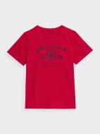Футболка 4F TSHIRT M1012 4FJSS23TTSHM1012-62S р.122 червоний