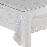 Скатерть 3Д ТС368-001 Нежность 137x200 см белый Даріана
