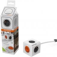 Удлинитель Allocacoc Powercube Remote 1513/EUEXRM с заземлением 4 гн. белый 1,5 м 1513/EUEXRM