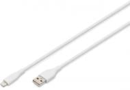 Кабель Digitus USB-A - Lightning Data/Charge USB 2.0 12W 2 м белый (AK-600108-020-W)
