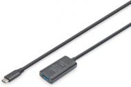 Подовжувач Digitus USB 3.2 Gen1 Active Cable 5G C/M-A/F 5 м чорний (DA-73110)