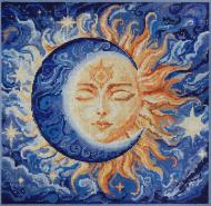 Набор для вышивания крестиком Небесная пара 310x300 мм Абрис Арт