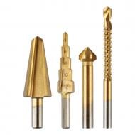 Свердло ступінчасте GRAPHITE 4-12 мм 4 шт. 54T301