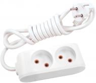 Подовжувач Viko MultiLet без заземлення 2 гн. білий 3 м