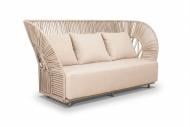 Диван садовый Bella Vita Бруклин прямой 87,5х224,5 см бежевый