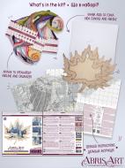 Набор для вышивания крестиком Морозное настроение 200x160 мм Абрис Арт Набор для вышивания крестиком Морозное настроение 200x160 мм Абрис Арт