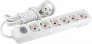Удлинитель с выключателем Viko MultiLet с заземлением 6 гн. белый 3 м