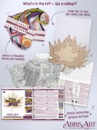 Набор для вышивания крестиком Ноты прованса 200x160 мм Абрис Арт Набор для вышивания крестиком Ноты прованса 200x160 мм Абрис Арт