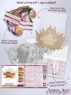 Набір для вишивання хрестиком Весняний мотив 200x160 мм Абрис Арт