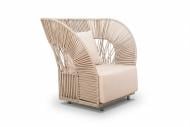 Крісло ротангове Bella Vita Бруклин 109x87,5x119,5 см бежевий