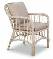 Крісло ротангове Bella Vita Крістал 41x66x58 см бежево-сірий
