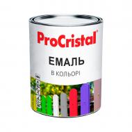 Эмаль ProCristal акриловая для радиаторов и дерева RAL 9005 черний глянец 0,8 л