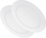 Світильник точковий Luna LED DL07 7W R 5000K 112 мм 2 шт. 7 Вт 5000 К білий LUNA HOME DL07 7W