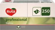 Салфетки столовые Ruta Professional 1/8 33х33 см белый 250 шт.