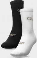 Носки 4F 4FSS22USOCF116-97S р.3538 черный/белый 2 шт.