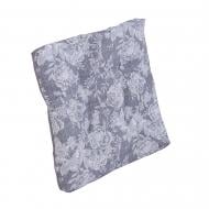Подушка на кресло Ost-Fran 40х40x6 см лонета Yoko flor liso gris стёганая
