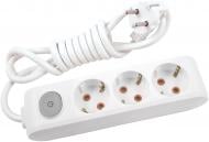 Удлинитель с выключателем Viko MultiLet с заземлением 3 гн. белый 2 м