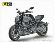 Килимок для миші Pod Mishkou (Ducati Diavel)